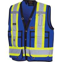 6692N Surveyor's Safety Vest, Royal Blue, Small, Polyester Nuna Depot Inc.