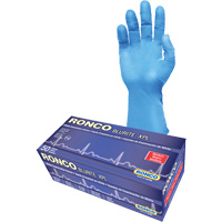 Gants d'examen BLURITE XPL, Petit, Nitrile, 8 mils, Sans poudre, Bleu, Classe 2 Nuna Depot Inc.