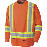 6995 High-Visibility Long Sleeved Shirt, Polyester, X-Small, High Visibility Orange Nuna Depot Inc.