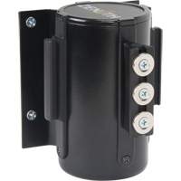 Wall Mount Barrier with Magnetic Tape, Steel, Screw Mount, 12', Black Tape Nuna Depot Inc.