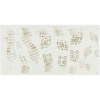 Ensemble de cadre et tapis pelables de salle blanche, &eacute;paisseur 1,57 mils, 18" la, 3' lo x Blanc Nuna Depot Inc.