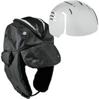 N-Ferno&reg; Zippered Trapper Hat with Bump Cap Insert, Polyurethane/Satin Lining, Medium/Small, Black Nuna Depot Inc.
