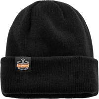 N-Ferno&reg; Zippered Rib Knit Beanie Hat, One Size, Black Nuna Depot Inc.