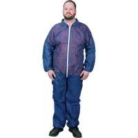 Coveralls, 4X-Large, Blue, Polypropylene Nuna Depot Inc.