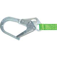 Miller&reg; HP Shock-Absorbing Lanyard, 4', Locking Rebar Hook Center, Locking Snap Hook Leg Ends, Polyester Nuna Depot Inc.