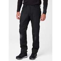Pantalons d'entretien Oxford, Poly-coton, Noir, Taille 30, Entrejambe 30 Nuna Depot Inc.