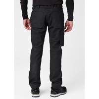 Pantalons d'entretien Oxford, Poly-coton, Noir, Taille 30, Entrejambe 30 Nuna Depot Inc.