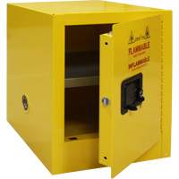 Armoire pour produits inflammables, 4 gal., 1 Porte(s), 17" La x 22" h x 18" p Nuna Depot Inc.