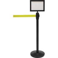 Sign Frame for Crowd Control Post, Black Nuna Depot Inc.