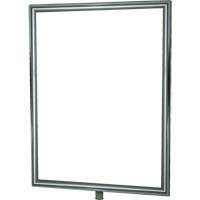 Heavy-Duty Vertical Sign Holder for Classic Posts, Polished Chrome Nuna Depot Inc.