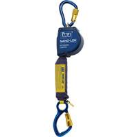 Nano-Lok Extended Length Self Retracting Lifeline, 10', Dyneema&reg;, Swivel Nuna Depot Inc.