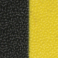Airsoft Anti-Fatigue Mat, Pebbled, 3' x 5' x 3/8", Black/Yellow, PVC Sponge Nuna Depot Inc.