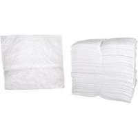 Feuilles absorbantes p&eacute;trochimiques, Huile seulement, 19" x 17", 38,7 gal. d'absorption Nuna Depot Inc.