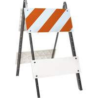 Prismatic Barricade, Folding, 24" L x 45" H, Orange/White Nuna Depot Inc.