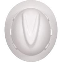 Casque de s&eacute;curit&eacute; &agrave; bordure compl&egrave;te Hydro Dip V-Gard, R&eacute;pond aux normes CSA type 1, Suspension Rochet, Non ventil&eacute; Nuna Depot Inc.