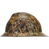 Casque de s&eacute;curit&eacute; &agrave; bordure compl&egrave;te Hydro Dip V-Gard, R&eacute;pond aux normes CSA type 1, Suspension Rochet, Non ventil&eacute; Nuna Depot Inc.
