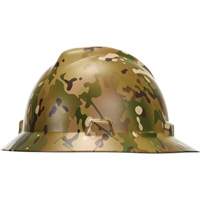 Casque de s&eacute;curit&eacute; &agrave; bordure compl&egrave;te Hydro Dip V-Gard, R&eacute;pond aux normes CSA type 1, Suspension Rochet, Non ventil&eacute; Nuna Depot Inc.