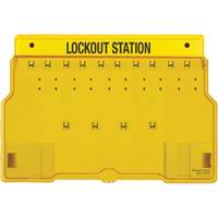 Trilingual Covered Lock Station, None Padlocks, 10 Padlock Capacity, Padlocks Not Included Nuna Depot Inc.