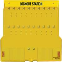 Trilingual Covered Lock Station, None Padlocks, 20 Padlock Capacity, Padlocks Not Included Nuna Depot Inc.