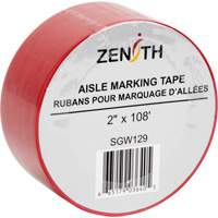 Ruban pour marquage d'all&eacute;es, 2" x 108', PVC, Rouge Nuna Depot Inc.