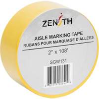 Aisle Marking Tape, 2" x 108', PVC, Yellow Nuna Depot Inc.