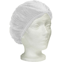 Bonnet bouffant pliss&eacute; Ronco Care, Polypropyl&egrave;ne, 24", Blanc Nuna Depot Inc.