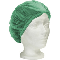 Bonnet bouffant pliss&eacute; Ronco Care, Polypropyl&egrave;ne, 21", Vert Nuna Depot Inc.