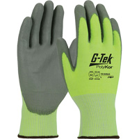 Gants r&eacute;sistants aux coupures G-Tek PolyKor, Taille Petit, Calibre 13, Rev&ecirc;tement Polyur&eacute;thane, Enveloppe en Poly&eacute;thyl&egrave;ne, ASTM ANSI niveau A5/EN 388 niveau E Nuna Depot Inc.