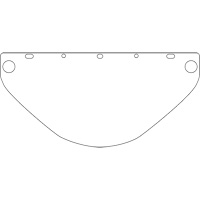 Visi&egrave;re de s&eacute;curit&eacute; universelle Dynamic, Polycarbonate, Teinte Transparent Nuna Depot Inc.