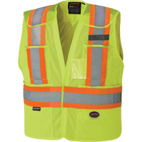 6933 High-Visibility Drop Shoulder Safety Tear-Away Vest, High Visibility Lime-Yellow, Medium/Small, Polyester Nuna Depot Inc.