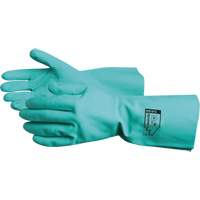 Chemstop Chemical Resistant Gloves, Size 7, 12" L, Nitrile, Flock-Lined Inner Lining, 15-mil Nuna Depot Inc.