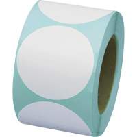 Coloured Marking Dots, Circle, 3" L x 3" W, White, Vinyl Nuna Depot Inc.