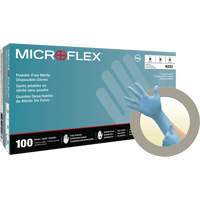 N20 Disposable Gloves, Small, Nitrile, 4.7-mil, Powder-Free, Blue Nuna Depot Inc.