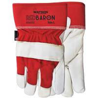 Red Baron Fitter's Gloves, Large, Grain Cowhide Palm, Sherpa Inner Lining Nuna Depot Inc.