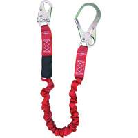 ShockSorb Internal Shock Lanyard, 6', Rebar Hook Center, Snap Hook Leg Ends, Polyester Nuna Depot Inc.