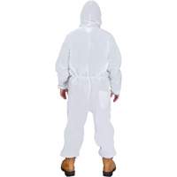 Hooded Coveralls, Medium, White, SMS Nuna Depot Inc.