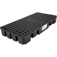 Palette de confinement des d&eacute;versements &agrave; profil bas Black Diamond, Capacit&eacute; de d&eacute;versement 25.5 gal. US, 49" x 24" x 6,5" Nuna Depot Inc.