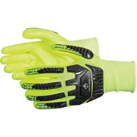 Gants antichocs &agrave; haute visibilit&eacute; r&eacute;sistants aux coupures Dexterity, Petit, Paume en Mousse de nitrile, Poignet &eacute;lastique Nuna Depot Inc.