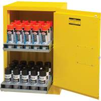Armoire de rangement pour a&eacute;rosols inflammables, 12 gal., 1 Porte(s), 23" La x 35" h x 18" p Nuna Depot Inc.
