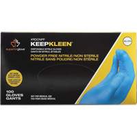 KeepKleen&reg; Disposable Glove, Small, Nitrile, 2.8-mil, Powder-Free, Blue Nuna Depot Inc.