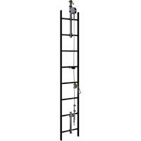 Syst&egrave;me de s&eacute;curit&eacute; vertical &agrave; c&acirc;ble 20' Lad-Saf, Acier galvanis&eacute; Nuna Depot Inc.