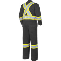 7702BK Combinaison ignifuge et r&eacute;sistant &agrave; l'arc &eacute;lectrique 88/12 FR-Tech, Taille 36, Noir, 9,7 cal/cm² Nuna Depot Inc.