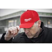 Flexfit&reg; Fitted Hat, Red, Poly-Cotton Nuna Depot Inc.