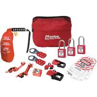 Trousse de cadenassage avec cadenas en thermoplastique de qualit&eacute; sup&eacute;rieure Zenex, Ensemble &eacute;lectrique, 16 composants compris Nuna Depot Inc.