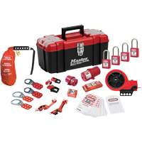 Trousse de cadenassage avec cadenas en thermoplastique de qualit&eacute; sup&eacute;rieure Zenex, Ensemble &eacute;lectrique, 21 composants compris Nuna Depot Inc.
