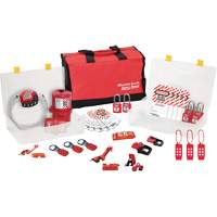 Trousse de cadenassage avec cadenas en thermoplastique de qualit&eacute; sup&eacute;rieure Zenex, Ensemble &eacute;lectrique, 27 composants compris Nuna Depot Inc.