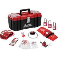 Trousse de cadenassage personnelle standard avec cadenas en thermoplastique Zenex, Ensemble Vanne, 13 composants compris Nuna Depot Inc.