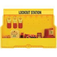 Premier Electrical Lockout Station, None Padlocks, 16 Padlock Capacity, Padlocks Not Included Nuna Depot Inc.