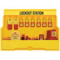 Premier Electrical Lockout Station, Thermoplastic Padlocks, 16 Padlock Capacity, Padlocks Included Nuna Depot Inc.