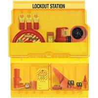 Premier Valve & Electrical Deluxe Lockout Station, None Padlocks, 32 Padlock Capacity, Padlocks Not Included Nuna Depot Inc.